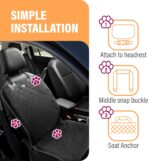 Active Pets Dog Car Seat Cover, Waterproof Front Seat Protector for SUV Truck Sedan, Pet Safety Travel Comfort System with Universal Fit, Black - Image 2