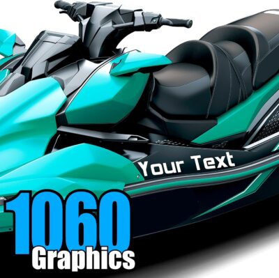 Custom Vinyl Boat Numbers & Letters (Two Decals) Marine Lettering Stickers - Image 10