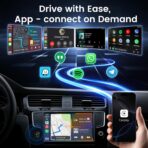 Wireless CarPlay Adapter for iPhone - Convert Wired to Wireless, Mini USB Design, Plug & Play - Compatible with Cars with Apple CarPlay - Includes USB-C Cable - Fast Connection, No Latency - Image 4