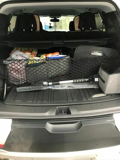 Trunk Organizer Cargo Net for Chevrolet Blazer 2019–2025 – Envelope Style Cargo Net for SUV – Premium Mesh Car Trunk Organizer Vehicle Carrier Storage – Compatible with Chevy Blazer - Image 7