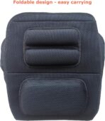 Tektrum Orthopedic Gel Seat Cushion and Firm Back Support Lumbar Pillow for Car, Home/Office Chair, Travel - Relief for Tailbone, Sciatica, Coccyx, Back Pain, Improve Posture (TD-GS19041-BLK) - Image 8