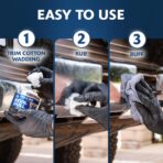 Eagle One Nevr Dull All Metal Wadding Polish, Chrome and Metal Cleaner for Cars, Kitchens, Bathrooms, Easy Tear Pads for Stainless Steel, Brass, Copper, Aluminum, 5 oz Tin - Image 5