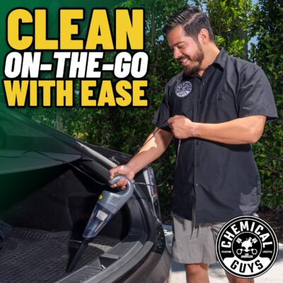 Chemical Guys EQP410 DetailVac Handheld Portable Car Vacuum, 110w 8.8amp Electric Motor, (Great for Cars, Trucks, SUVs, Motorcycles, RVs, Home, Pets, Kids, Office, and On The Go) Gray - Image 9
