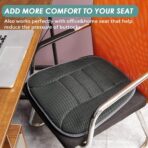 AEROiVi Car Seat Cushion for Driving, Breathable 3D Air Mesh, Non-Slip Bottom, Comfort Car Seat Protector, Car Seat Pad Also Works with Truck and Office Chair Home - Image 8