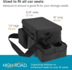 High Road CarHop Backseat Organizer for Kids and Passenger Seat Organizer for Adults - Car Seat Cooler with Cup Holders and Convertible Tray Lid - Image 9