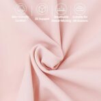 Car Headrest Pillow 2PCS Auto Headrest Cushion Memory Foam Car Seat Headrest Pillow - Comfort and Style On The Go Memory Foam Head Pillow Bear and Bunny Neck Support (Pink - Bunny) - Image 5