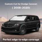 EcoNour Windshield Sunshade Compatible for Dodge Caravan 2008-2018 2019 2020, (Not for Dodge Grand Caravan) Sun Visor for Front Window Sun Shade Cover, UV Heat Protector, Car Accessories - Image 2