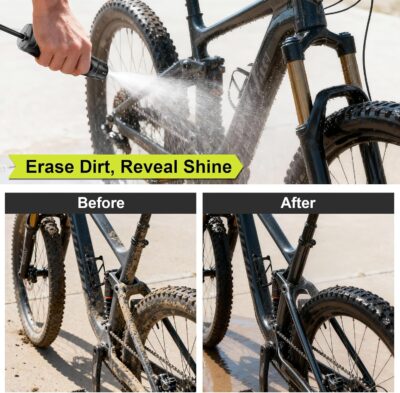 Portable Cordless Pressure Washer with Foldable 12L Water Tank, 4-in-1 Nozzles, Long-Lasting Battery, Perfect for RV, Camping Gear, Car Detailing and Pet Friendly Cleaning - Image 3