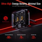 AOHI SUPERAUTO 170W Car Charger with TFT Smart Display, 140W PD 3.1 USB C Fast Charging Car Adapter, Compatible with MacBook Pro, Laptops, iPhone 17 Pro Max, Galaxy S25 Ultra - Image 5