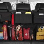 Car Trunk Organizer, Large Capacity Organizers and Storage, Equipped with 7 Durable Pockets, Hanging Trunk Organizer with Hook Side Strips, Sapce-saving Car Accessories Interior