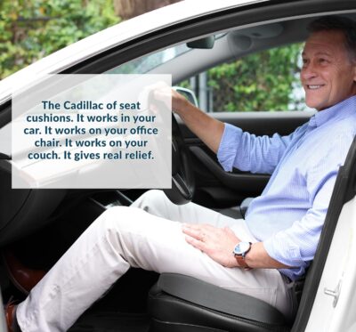 ComfiLife Premium Gel & Memory Foam Seat Cushion – Doctor Recommended Office Chair Cushion, Car Seat Cushion – Chair Cushions for Back & Sciatica Pain Relief – Seat Cushions for Office Desk (Charcoal) - Image 8