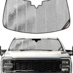 Pigenius Windshield Sun Shade for Ford F-250/F-350/F-450/F-550/F-600 2023-2026 Front Window Sunshade - AstraGuard