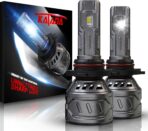 KATANA 9005 Light Bulbs,HB3 Bulb 400% Brightness 6500K White Plug and Play Mini Size Fog Light Bulbs of 2