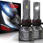 KATANA 9005 Light Bulbs,HB3 Bulb 400% Brightness 6500K White Plug and Play Mini Size Fog Light Bulbs of 2