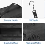 Olosar Suitcase Organizer, Travel Luggage Organizer Portable Hanging Travel Shelves Collapsible Hanging Packing Cubes for Carry on Suitcase - Image 3