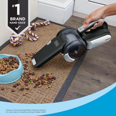 BLACK+DECKER dust buster PIVOT VAC Handheld Vacuum Cordless, Car Vacuum Portable Rechargeable, Extendible Crevice Tool and 200 Degree Pivoting Nozzle, Strong Suction, Lightweight (BDH2000PL) - Image 3