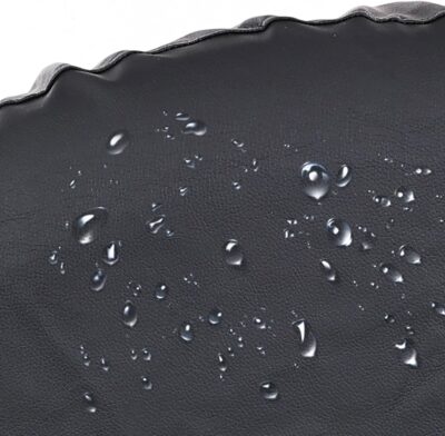 Moonet PVC Leather Spare Tire Wheel Cover for Car Truck SUV Camper Trailer Universal Fit RV JP FJ, R15 Black (for Overall Wheel Diameter 27-29 inch) - Image 6