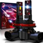 H11 Light Bulb, H8 H9 H11 Fog Bulbs 6500K Xenon White Extremely Bright Wireless Fanless (Pack of 2)