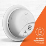First Alert Smoke Alarm, 10-Year Sealed Battery Detector with Test & Silence Button, SMI110, 1-Pack - Image 2