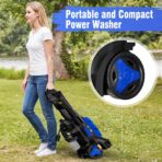 Pressure Washer, Power Washer with 4 Quick Connect Nozzles 1 Foam Cannon, High Pressure Cleaning Machine for Cars/Fences/Driveways/Patios/Farms/Home Cleaning - Image 7