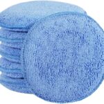 Microfiber Wax Applicator Pads, Car Wax Applicator, Buffing & Detail Polishing Foam Pads for Car Cleaning and Fine Polishing (5" Diameter, 6 Pack)…