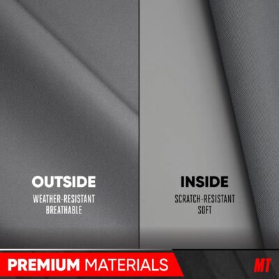 MotorTrend Custom Fit Car Cover for Ford Mustang 1965-2004, All-Weather Protection for Cars Trucks & SUVs, UV Resistant Waterproof Scratch-Resistant, Vehicle Cover for Outdoor & Indoor - Image 5