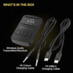 Scosche BTTRFM-SP1 Portable Bluetooth Transmitter/Receiver, FM Transmitter and Wireless Audio Receiver for TV, Headphones, Home/Car Stereo, Airplane Entertainment and more, up to 7 Hour Battery Life - Image 6