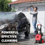 Electric Pressure Washer, 2.5 Max GPM Electric Power Washer with Foam Cannon, Powerwasher with 4 Nozzles, High Pressure Washer for Cars, Driveways, Patios, Decks - Image 4