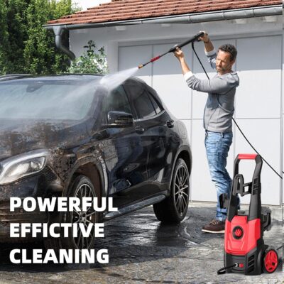 Electric Pressure Washer, 2.5 Max GPM Electric Power Washer with Foam Cannon, Powerwasher with 4 Nozzles, High Pressure Washer for Cars, Driveways, Patios, Decks - Image 4