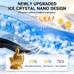 Custom Fit Windshield Sun Shade for VW Jetta 2019-2026, Blocks UV & Heat, Front Window Sunshade Accessories, Easy Fold & Store Keep Your Car Cooler - Image 3