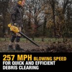 DEWALT 12 Gal Shop Vac, 5.5 HP Wet Dry Vac with Detachable Blower, High-Capacity Cleaner for Garage, Car, Workshop & Outdoor Leaves, All-in-1 DXV212PA (Reusable Bag) - Image 2