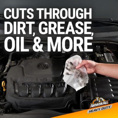 Armor All Heavy Duty Cleaning Wipes, Disposable Car Wipes (75 Count) - Image 2