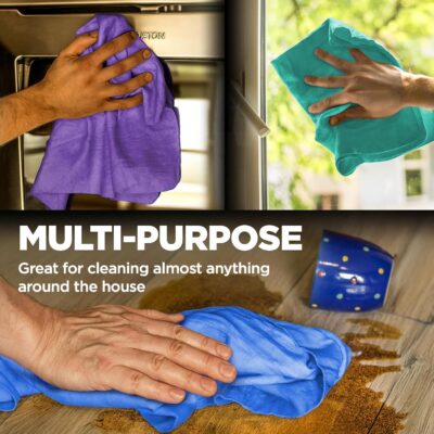 Premium 2pk +1 Free Shammy Cloth for Car Drying - 26"x17" - Super Absorbent Chamois Towel - Scratch-Free, Reusable & Soft Wash Cloth - Car Drying Towels - Image 9