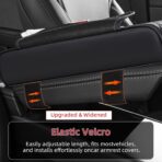 5 in 1 Car Center Console Cover, Armrest Pad with 2 Storage Pockets, Cup Holder, Tissue Box Slot, Phone Holder, Universal Car Interior Organizer (Black) - Image 6