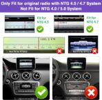 NINETOM 2026 Upgraded 12.3" Ultra-Narrow Touchscreen Wireless CarPlay Android Auto Receiver Compatible with Mercedes-Benz GLA/CLA/A/G -Class C117/X117/X156 (2013–2015), for NTG 4.5/4.7 System - Image 7