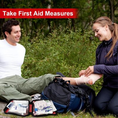 Travel-First Aid-Kit Car-Home 300PCS Survival-Kit Outdoor-Adventure - Small Portable Red Emergency Essential Sets Office Hiking Camping Business Public Must Have First Aid Gear Equipment 1st Aid - Image 4