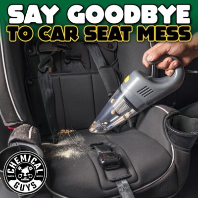 Chemical Guys EQP410 DetailVac Handheld Portable Car Vacuum, 110w 8.8amp Electric Motor, (Great for Cars, Trucks, SUVs, Motorcycles, RVs, Home, Pets, Kids, Office, and On The Go) Gray - Image 3