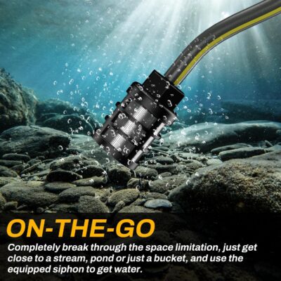 Cordless Portable car Washer for Dewalt 20V Battery Portable Handheld Car Washer with 6-in-1 Nozzle Foam Cannon for Car Floor Fence Wall Cleaning (Battery Not Included) - Image 3