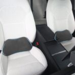 Lumbar Support Pillow for Car, Ergonomic Memory Foam Back Cushion for Driving, Seat Office Chair, Gaming Chair, Lower Back Support for Back Pain Relief, Black, 2 Pack