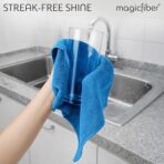 MagicFiber Microfiber Cleaning Cloth - Higher Quality, Larger Size - Micro Fiber Cloth for Cleaning Rags, Dust Cloths, Kitchen Dish Towels (12 Pack, 13”x11”) - Image 6
