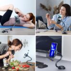 TICILFO Phone Holders for Your Car [Gooseneck Flexible] Phone Stand for Car Dashboard Windshield Automotive Accessories [Strong Suction Cup] Cell Phone Car Mount for All iPhone Android Smartphone - Image 7