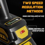 Cordless Buffer Polisher for Car Detailing,7230 RPM Car Buffer Polisher,21V 4.0Ah Li-ion Battery,Cordless Polisher With 29 PCS Car Detailing Kit,for Polishing, Waxing, Boat Sanding, Scratch Removing - Image 5