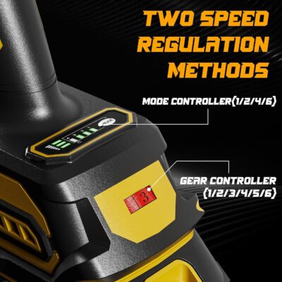 Cordless Buffer Polisher for Car Detailing,7230 RPM Car Buffer Polisher,21V 4.0Ah Li-ion Battery,Cordless Polisher With 29 PCS Car Detailing Kit,for Polishing, Waxing, Boat Sanding, Scratch Removing - Image 5