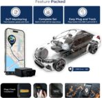 Salind GPS 4G LTE OBD 9-35V Fleet and Vehicle Tracker – Hidden Car, Truck, Trailer Locator with Real-Time Monitoring, Route History, Mileage, GeoFence, Compact Splash Proof Design, Fixed Connection - Image 3