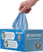 Arkwright Smart Rags Microfiber Cleaning Cloths, Pack of 50 in a Box, Lint Free 180 GSM Reusable Towels for Auto, Office and Household Cleaning, 12 x 12 in, Blue - Image 4