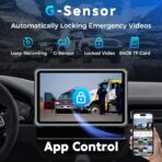 Portable Apple Carplay Screen for Car, 8" Wireless Android Auto Screen with 4K Dash Cam & 1080P Backup Camera, Secure Strong Bracket, Navigation, Bluetooth, Mirror Link, Fits All Vehicles - Image 5