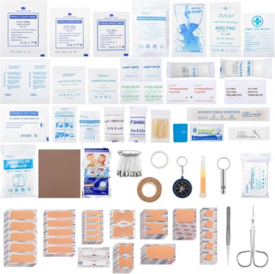 330 Piece First Aid Kit, Premium Waterproof Compact Trauma Medical Kits for Any Emergencies, Ideal for Home, Car, Travel, Camping, Hiking, Truck, Office, Sports (Medium) - Image 2