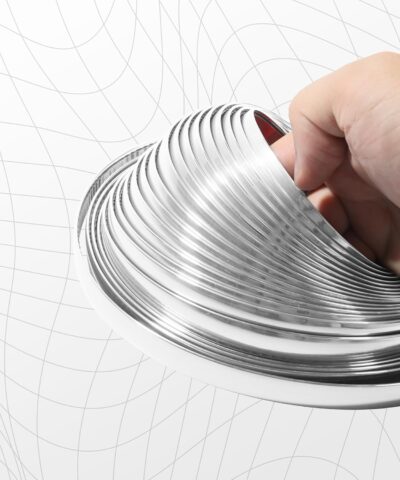 1/2 Inch Wide Chrome Tape,25FT Chrome Tape for Cars,Car Accessories Car Trim,Automotive Chromes Trim Molding,Auto Body Chromes Trims Strip,Universal Trims for Most Truck RV Door Window - Image 2