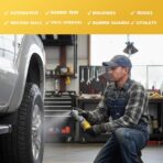 ShineABull Instant Tire Butter & Trim Gloss Spray – Silicone-Free, UV Protection, Restores Shine & Moisture to Tires, Bumpers, Seals & More – Fast, Easy Application – Made in The USA - Image 4