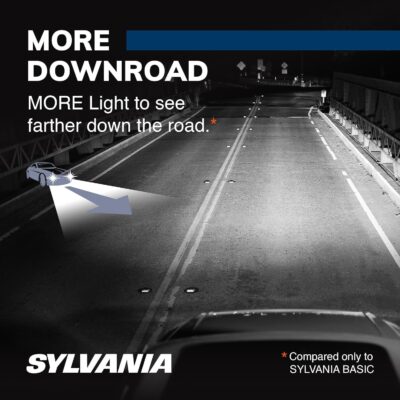 SYLVANIA - H7 SilverStar - High Performance Halogen Headlight Bulb, High Beam, Low Beam and Fog Replacement Bulb, Brighter Downroad with Whiter Light (Contains 2 Bulbs) - Image 3